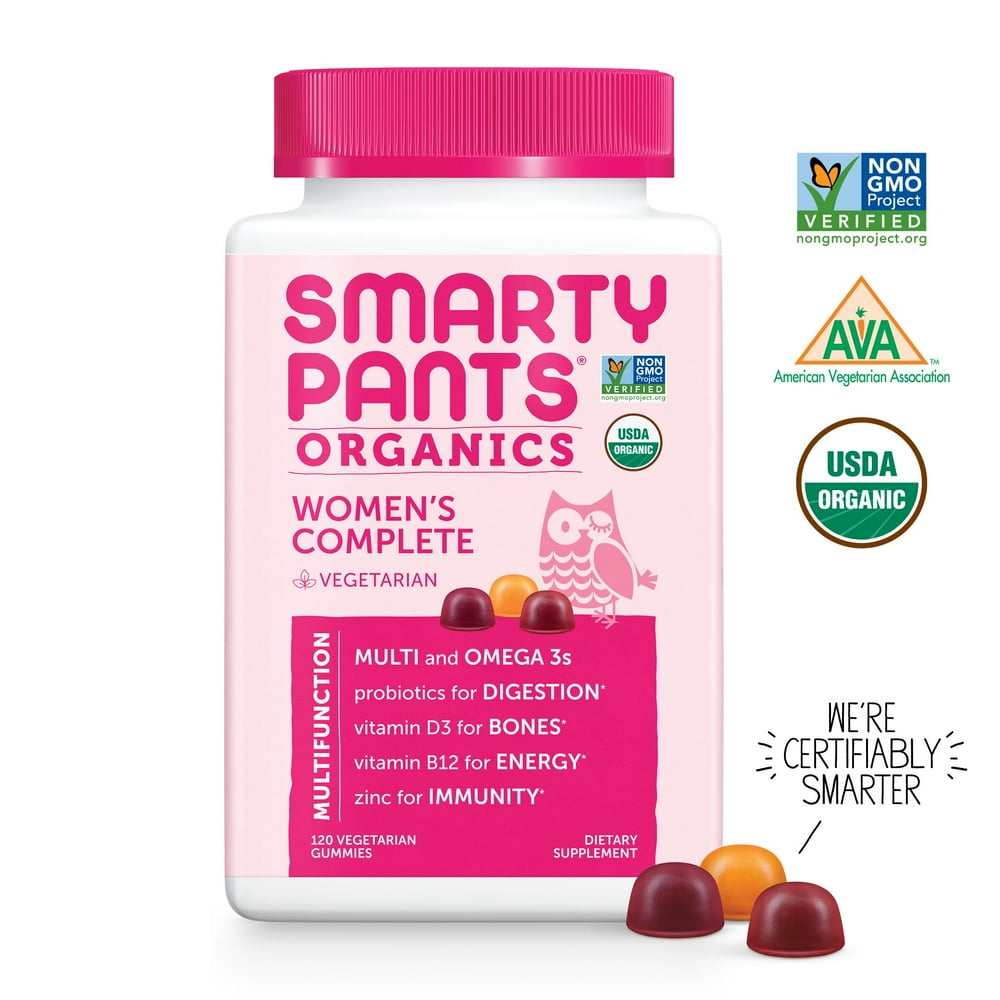 SmartyPants Vitamins Organic Women's Complete, 120 ct.