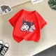 thumbnail image 3 of Bonita camiseta de verano de la marca de moda Sanrio Kulomi para niños, camiseta de dibujos animados para niñas, camiseta básica informal de manga corta para bebés y niños, 3 of 4