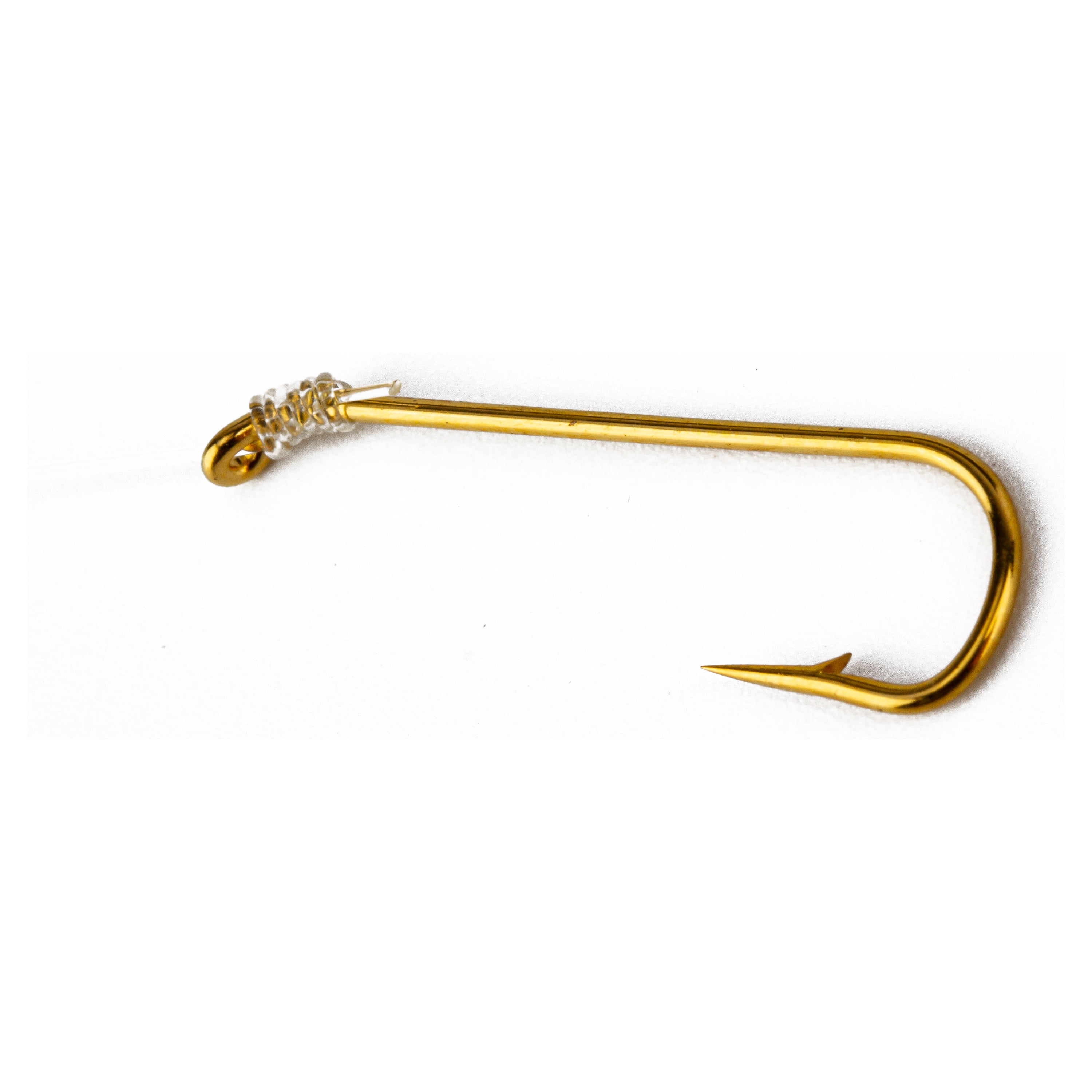 Ozark Trail Gold Aberdeen Snelled Fishing Hooks, Size 4, 8-Pack