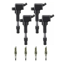 ARCADORA 4PCS Ignition Coil & Spark Plug Set for Hyundai Elantra & Kia Forte 2.0L Engines