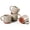 Cappuccino Brown, variant on Vesteel Coffee Mugs Set of 4, 12oz Ceramic Coffee Cup with Handle, Modern Stoneware Mugs for Latte, Cappuccino, Cocoa, Dishwasher & Microwave Safe, Speckled White