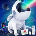 thumbnail image 1 of Star Projector Space Dog,galaxy Projector With 360adjustable Design,21 Color Modes,bluetooth Music Speaker,8 White Noises,astronaut Light Projector Fo, 1 of 5
