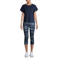 thumbnail image 3 of Avia Women's Active Side Pocket Printed Capri Leggings, 3 of 6