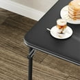 thumbnail image 4 of Yiwa Lightweight Square Card Table, PU Cushion, Folding, 33.6", 4 of 6