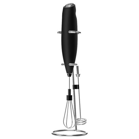 

Electric Portable Foam Maker Handheld Foamer High Speeds Drink Mixer Coffee Frothing with Bracket