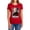 Red, variant on Draco Frame Women's T Shirt, Athletic Heather, Large