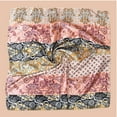 thumbnail image 3 of Wancir 35” Large Square Satin Head Scarf -Silk Accessories Classic Patterned Squares Beach Bandanas for Women, 3 of 5