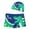Dark Blue, variant on Pandaie Baby Toddler Boys Swim Trunks Set Rash Guards Dinosaur Swimsuit Shorts Cute Summer Beach Bathing Suit with Hat 5-6 T,Blue