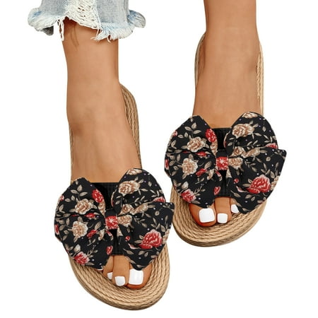 

Women Colorful Flowers Flat Womens Slip on Sandals Colorful Flowers Beach Slippers Slip on Fashion Slippers Flat Open Toe Summer Women s Wedge Sandals Casual Fashion Sandals Beach Slippers