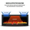 thumbnail image 5 of 50In. Electric Heater Fireplace Insert With Variable Flames And Remote Control, 5 of 9