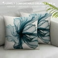 thumbnail image 3 of GOSMITH  Modern and Minimalist Style Living Room Sofa Pillow Cover, Digital Printed Square Cushion Cover, with Beautiful Floral Print, 3 of 5