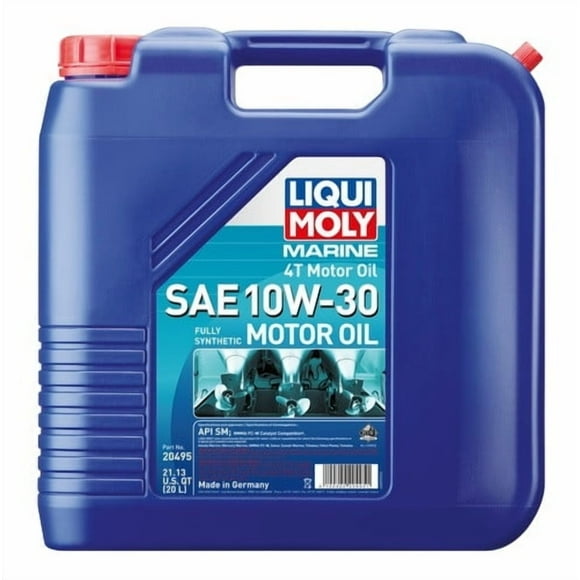 Liqui Moly Huile 20495 Marine 4T; SAE 10W-30; Synthétique; Pichet de 20 Litres; Simple