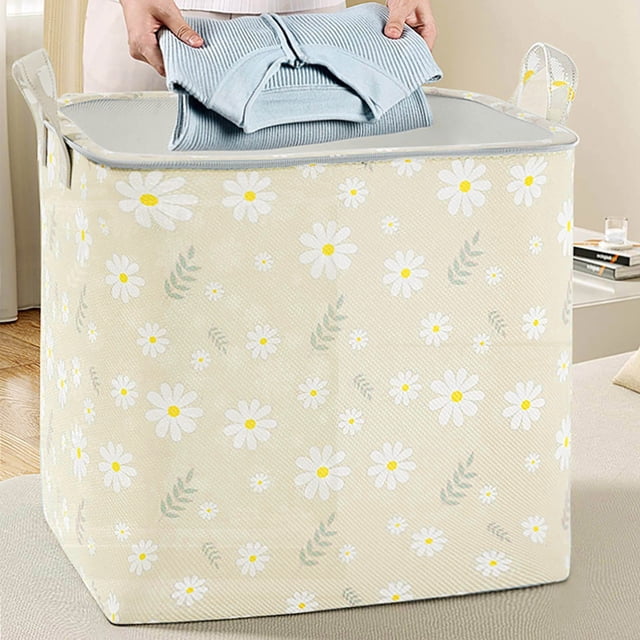 Matière en Tissu Non Tissé Résistante à la Saleté et Résistante, Toutes Saisons, Universelle, pour la Maison, avec Grande Capacité, Rangement, Organisation et Rangement pour Bébé, Organisateurs de Placard, Rangement pour Couvertures, Sac d'Organisation