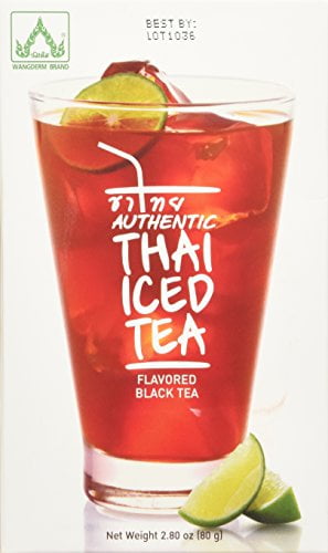 NineChef Bundle - Authentic Thai Iced Tea Flavored Black Tea (Pack of 2) + 1 NineChef Brand Long Handle Spoon