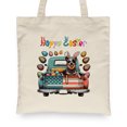 thumbnail image 2 of Happy Easter Australian Cattle Dog American Flag Truck Canvas Tote Bag Heeler Lover Gifts Reusable Shopping Grocery Bag - 03001, 2 of 5