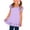 Purple, variant on Girls T Shirt Bubble Short Sleeve Crewneck Cotton Comfy Cute Tees Summer Ruffle Tops for Kids Teens 1-15 Years
