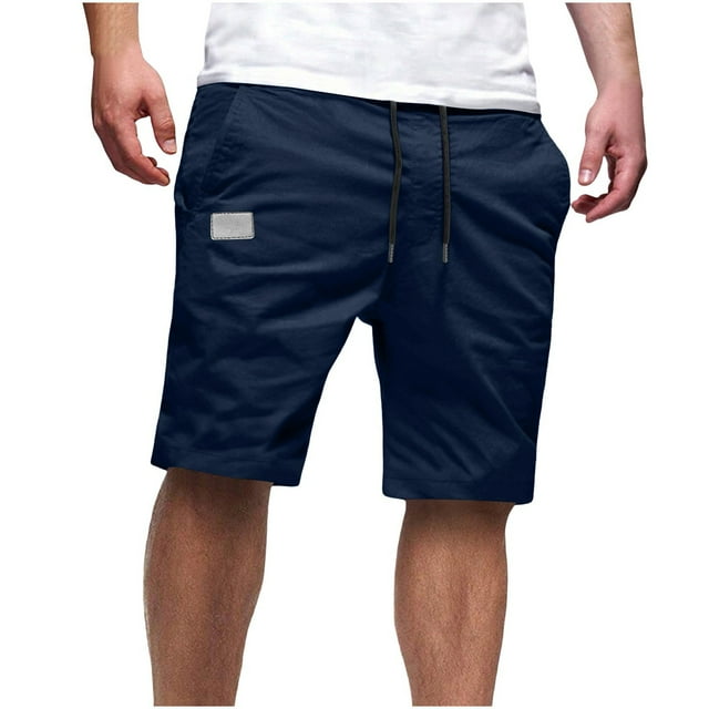 pstuiky Pantalones cortos para hombre, Pantalones cortos de verano para hombre, finos, informales, a la moda, de malla, cómodos, para trabajo y playa Pantalones cortos para correr para hombre