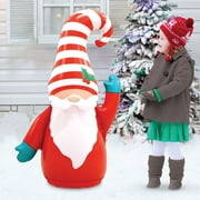 Holiday Time Christmas Blow Up Inflatable Gnome, 3.5'