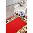 thumbnail image 3 of Furnish My Place Indoor Wildlife Bear Rustic Rug with Jute Backing - 5 ft. x7 ft. 6 in. , 2 ft. x 6 ft. , 2 ft. x 3 ft., Red, Moose Decor Lodge, Area Rug for Living Room, Bedroom, Hallway, 3 of 8