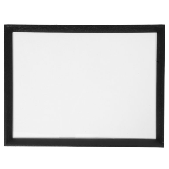 FONWILYO Clear Wood Showcase Shadow Box for Basketball Shirt and Sports Memorabilia with Mounting Hardware