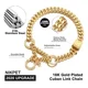 thumbnail image 3 of Cadena De Metal Con Collar De Martingala Para Perros Dorados, 3 of 8