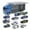 Police Military10Car, variant on 10 In 1 Construction Toys Truck Storage Die-cast Vehicle Transporter Car Set Excavator Dump Truck Digger Backhoe for Kids Gift