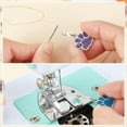 thumbnail image 3 of 20 Pcs Paw Print Needles Threader 304 Stainless Steel Wire Loop DIY Needle Threader Hand Sewing Tool Sewing Thread DIY Tools with Alloy Pendants with Box for DIY Sewing Crafting, 3 of 6