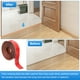 thumbnail image 4 of Tira de transición de piso Uxcell de 2" de ancho y 16.5 pies de largo, tira autoadhesiva para piso laminado, grano de madera marrón, 4 of 6