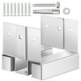 thumbnail image 1 of VEVOR 1 Pack 4x4 Post Base Bracket Post Anchor for Concrete Inner Size 3.53x3.56 in, 1 of 9