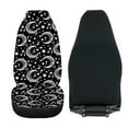 thumbnail image 4 of Kuiaobaty Car Seat Cover for Front Seat, Breathable Universal Automotive Seat Protector Vehicle Bench Covers, Moon Star Black, 4 of 7