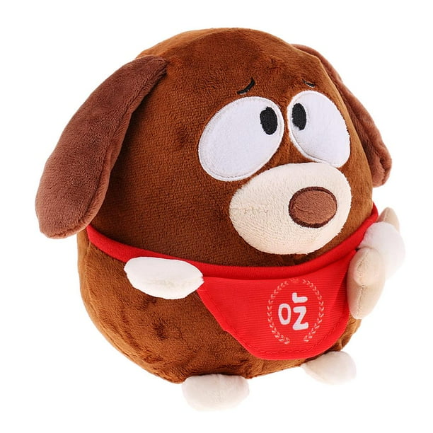 Peluches Suaves Perro Muñeca De Peluche Muñeca Decoración Para El Hogar Photo Props Estilo 3-Marrón Baoblaze Juguetes de muñeca de animales de los niños