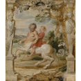 thumbnail image 2 of Peter Paul Rubens 20x23 Black Ornate Framed Double Matted Museum Art Print Titled: Achilles Educated by the Centaur Chiron (1630-1635), 2 of 5