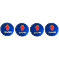 thumbnail image 1 of czcpp-4pcs 2.22inch Car Logo ABS Material Wheel Center Cap Sticker Wheel Emblem Badge Logo Stickers (fit SAAB Blue), 1 of 4