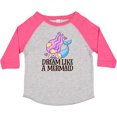 thumbnail image 3 of Inktastic Dream Like a Mermaid Girls Toddler T-Shirt, 3 of 5