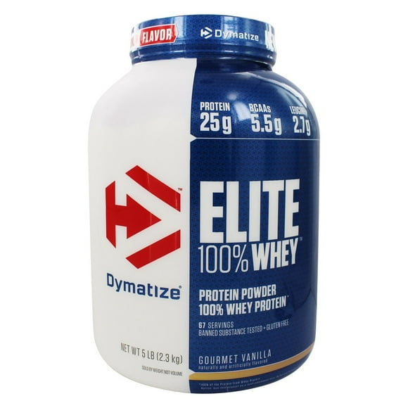 DYMATIZE ELITE 100% WHEY GOURMET VAINILLA 5 LIBRAS