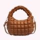 thumbnail image 3 of Zippe Cloud Bag Mujer PU Puffer Tote Gran Capacidad Al Aire Libre Rojo, 3 of 9