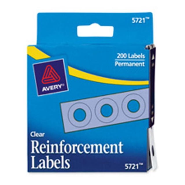 Avery Consumer Products AVE Reinforcements- .25in. Diameter- 1000-Box- Clear