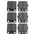 thumbnail image 2 of Front Rear Brake Pads, 3GD W0045 00 00 6pcs Brake Pads Set  Replace Rust Resistance  for Warrior 350 YFM350 1989-2004, 2 of 8