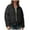 Black, variant on Coats for Women Long Sleeve Casual Solid Color Zippered Button Stand Up Collar Double Pocket Parkas Mountain Hiking Trip
