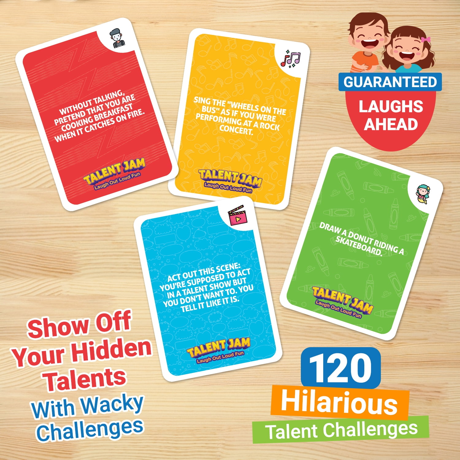 ThinkPsych Talent Jam – Fun Talent Show & Charades Game for Family, Kids, and Teens