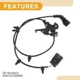 thumbnail image 5 of Unique Bargains ABS Wheel Speed Sensor No.6G9T2C055EBS Rear Left ABS Sensor Set Anti-lock Braking System Sensor for Ford Focus Mondeo 2006-2013, 5 of 7