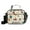 Colorful Dots and Lines, variant on Insulated Lunch Bag 6L Leak-Proof Lunch Box with Shoulder Strap Multiple Pockets Lunch Tote Blue and Gold Ocean