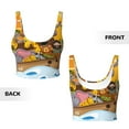 thumbnail image 5 of Lsque Animals on Noah's Ark1 Printed Women'S Sports Bra, Compression, Moisture Wicking, High-Impact Sports Bra For Women,Supportive sports bra-XX-Large, 5 of 9