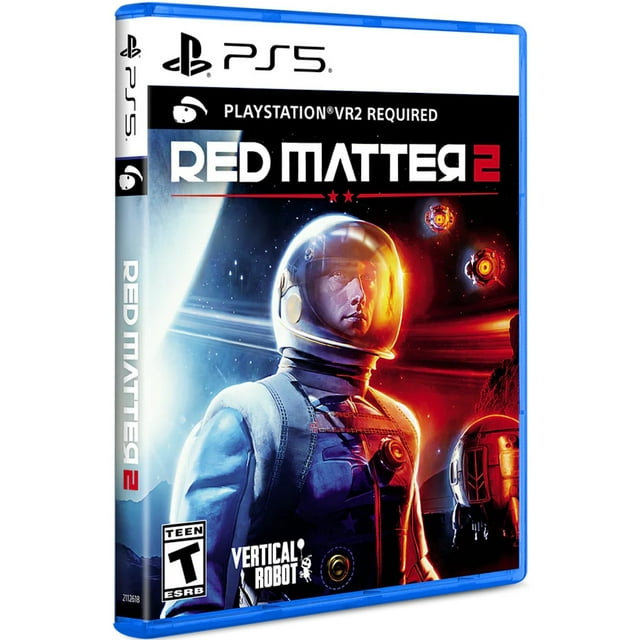 Red Matter 2 (PSVR) - Limited Run #147 for PlayStation 5, featuring a sci-fi themed cover with an astronaut in a futuristic suit against a cosmic background. The game is designed for PSVR2 and offers an immersive, story-driven VR adventure with exploration, puzzles, and combat.
