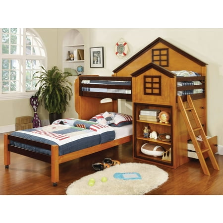 Furniture of America Parker House Design Twin Loft Bed with