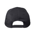 thumbnail image 2 of Big Accessories BX020SB Adult Structured Twill 6-Panel Snapback Cap - Black, 2 of 3