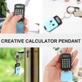 thumbnail image 6 of 2 Pcs Mini Calculator Keychain Portable Cute Cartoon Calculator Electronic Pocket Calculator with Keyring Kids Student School Supplies Key Decoration (Black), 6 of 8