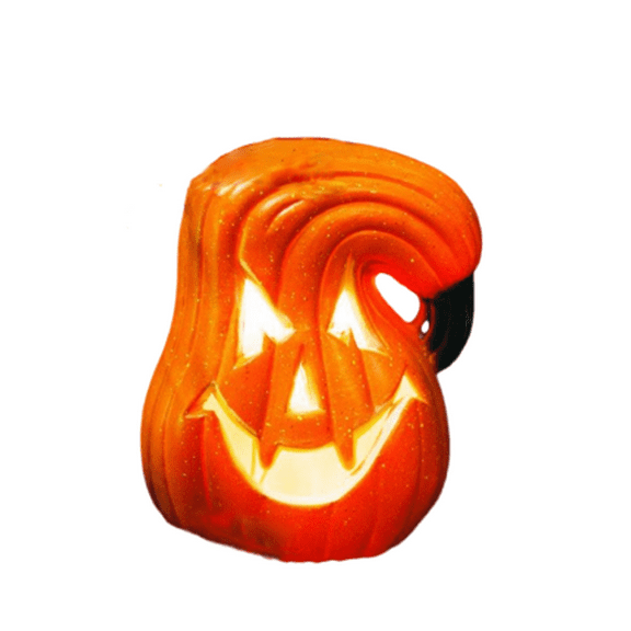 Feltree Fall Decoration Clearance Pumpkin Light-Up Lantern 6.7in Resin Material Waterproof LED Light Up Lamp Home Table Top Porch Props Decor for Garden Bar Indoor Outdoor