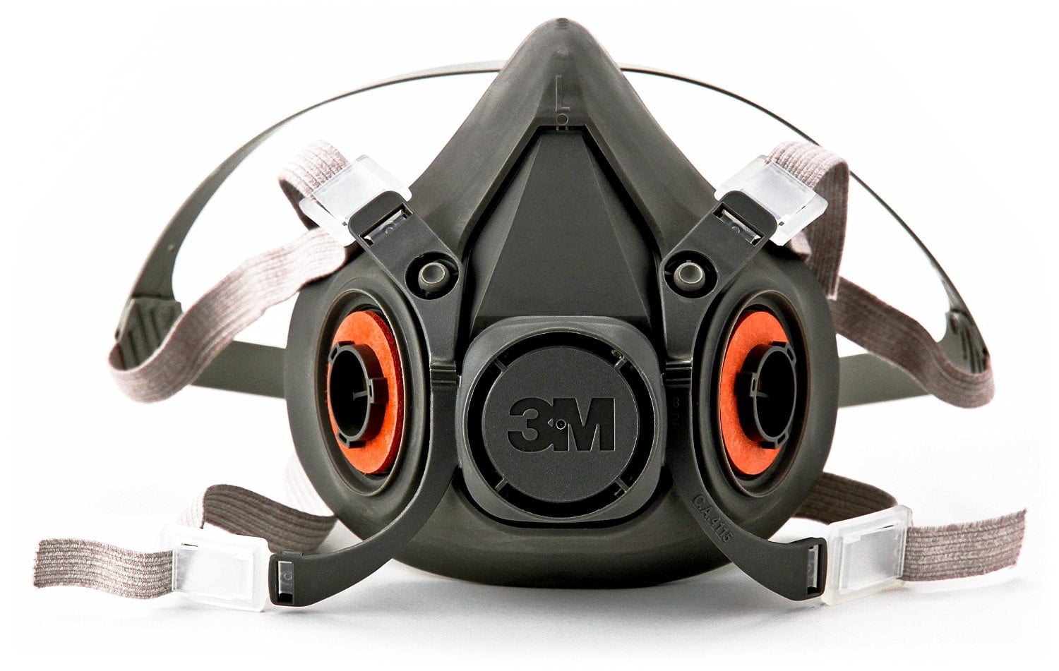 3M Large Thermoplastic Elastomer Half Mask 6000 Series Reusable Standard Respirator With 4... by 3M