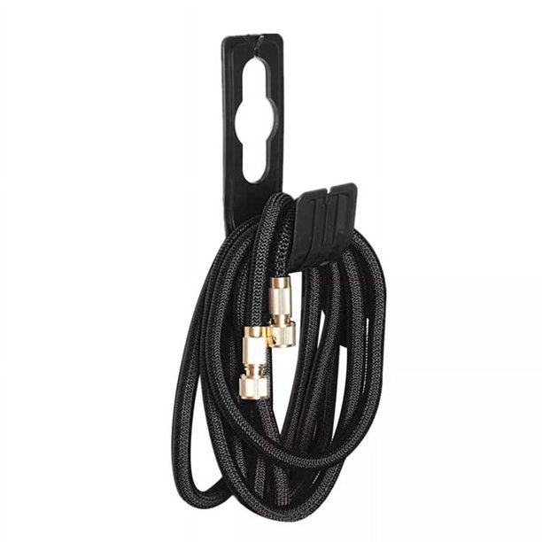 Organizador de manguera de riego montado en la pared de ABS, organizador de grifo flexible montado en la pared para exteriores Ganchos de manguera de riego resistentes para jardín de metal Ganchos de